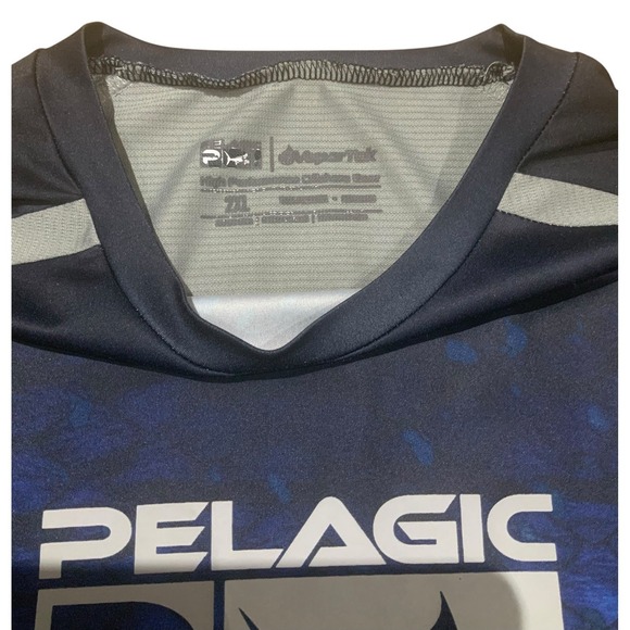 Pelagic XXL Mens Long Sleeve Fishing Shirt VaporTek High Performance Offshore - Picture 4 of 9